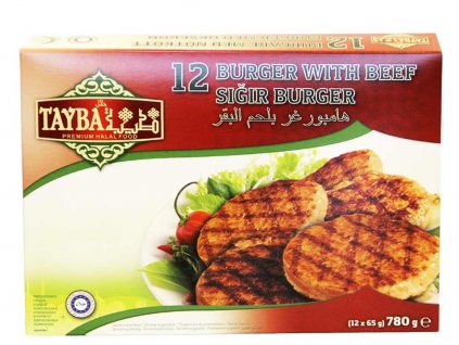 Tayba Hovězí Burgers 780g
