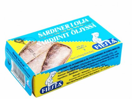 Fiesta Sardinky marocké v rostlinném oleji 125g