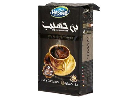Haseeb Káva arabská extra kardamom, Santana 500g