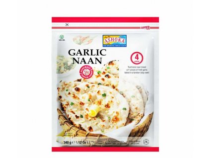 Ashoka Naan Garlic 340g