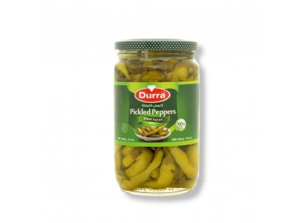 Durra Pickled Peppers, Hot 600g