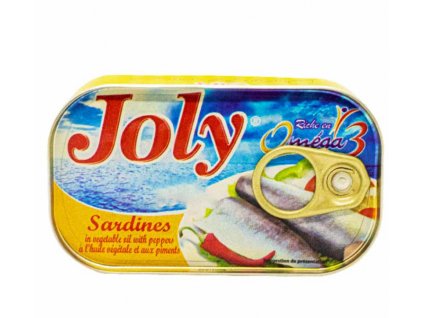 Joly Sardinky marocké palivé v rostlinném oleji 125g