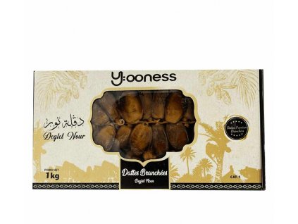 Yooness Deglet Nour Datle na větvičce Tunisko 1kg