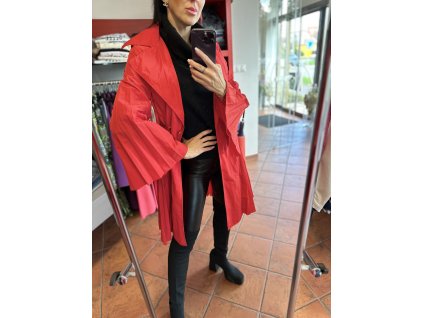 Kabát 013 červený