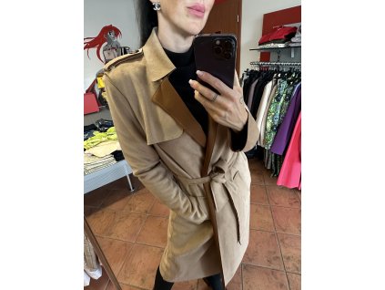 Kabát 015 hnědobéžový