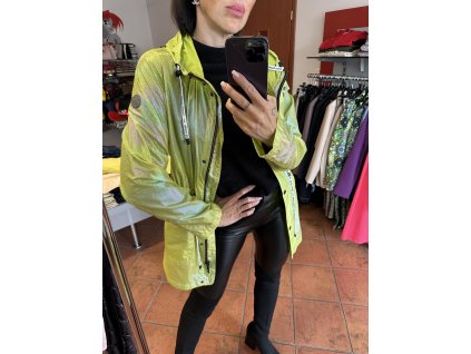 Kabát 016 zelenkavý metalický