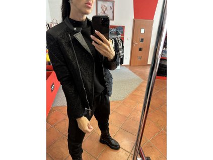 Kožená bunda 016 - černá 6