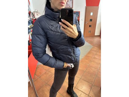 prošívaná bunda 022 - tmavě modrá