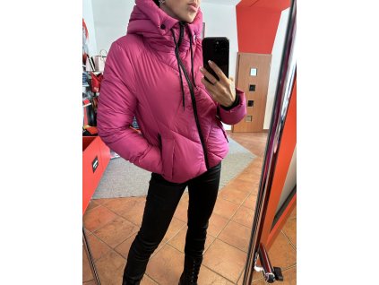 Prošívaná bunda 043 - růžová