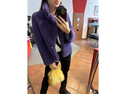 Bunda/kabátek 063 - fialová