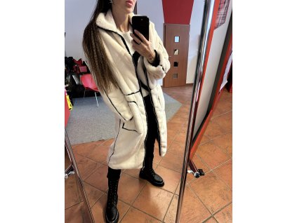 Kabát 064 - krémový