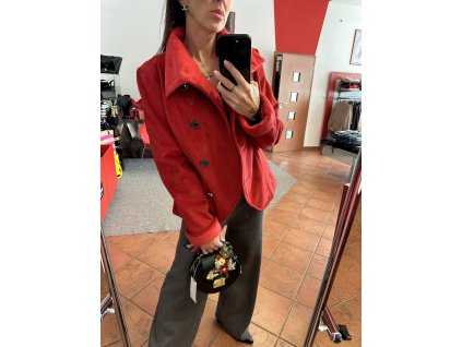 Kabát 072 - červený