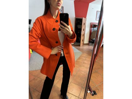 Kabát 083 - oranžový