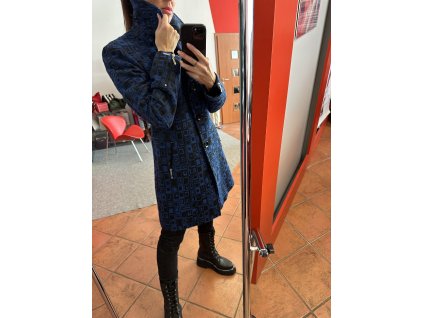 Kabát 109 - modročerný