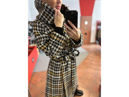 Kabát 124 - zlutočerný