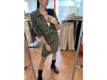 Top 003 - zelený vzorovaný