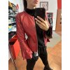 bunda 007- červená