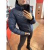 prošívaná bunda 022 - tmavě modrá