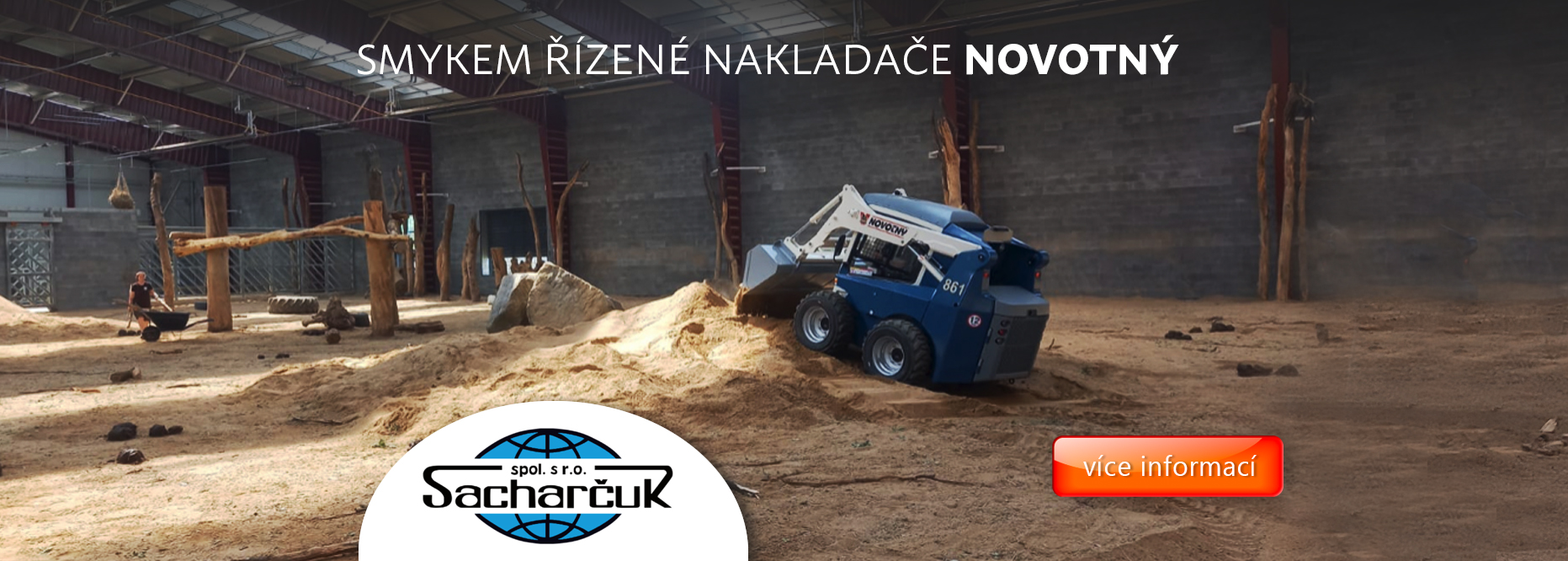 Smykem řízené nakladače NOVOTNÝ