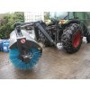 angle broom lince on agricultural tractor