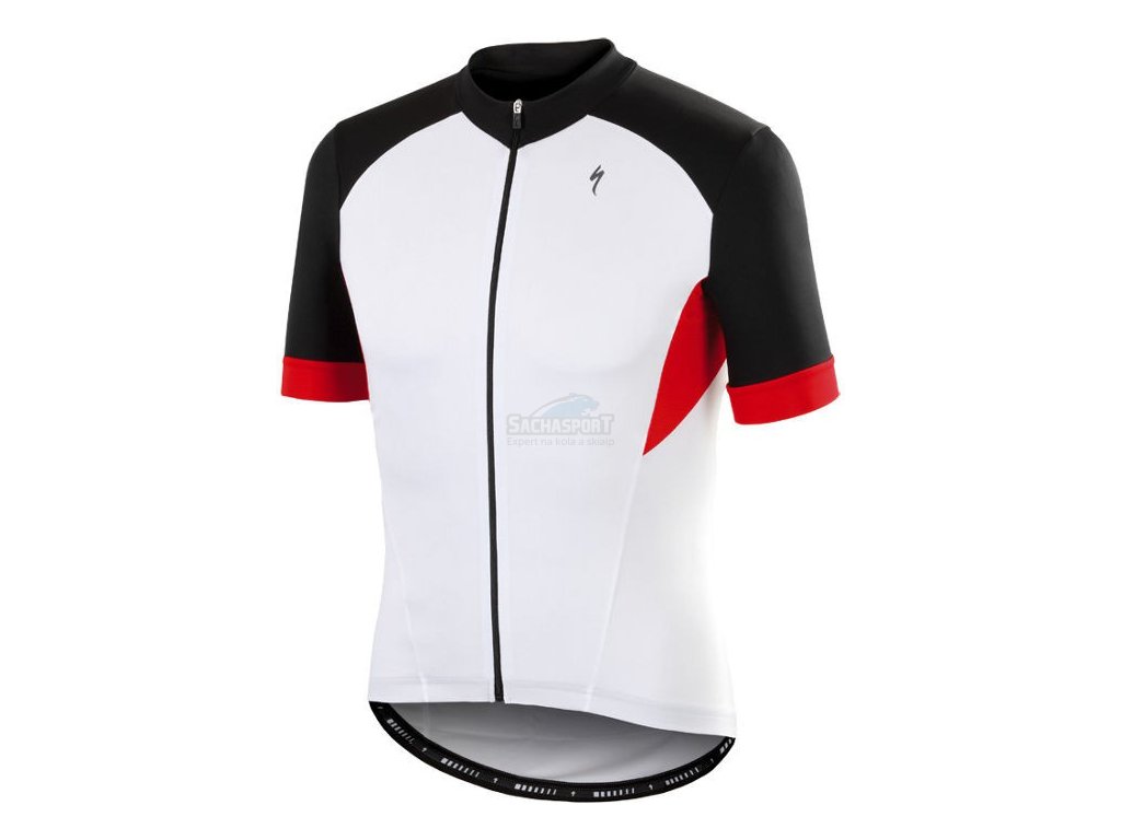 Dres Specialized RBX Sport Jersey SS white/black/red 2015