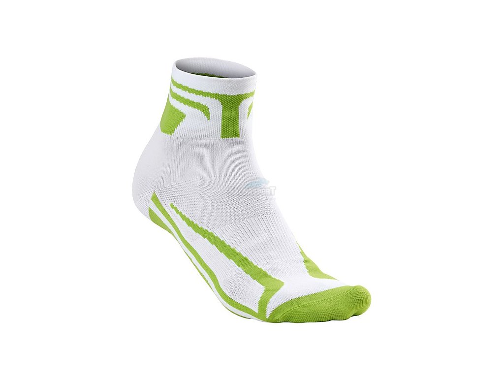 Ponožky Specialized SL Expert Sock WMN white/hyper green 2016