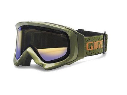 Lyžařské brýle Giro Score olive green/acid/persimmon 68