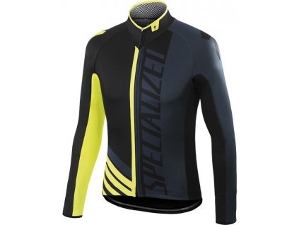 Bunda Specialized Element Pro Racing Jacket black/yellow 2019