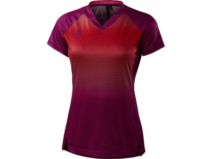 Dres Specialized Andorra Jersey SS W berry 2018
