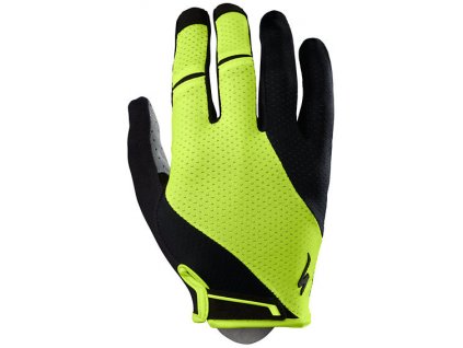 Rukavice Specialized BG Gel Long black/neon yellow 2021