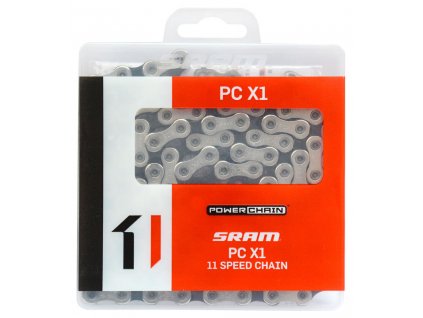 Řetěz SRAM PC X1 SolidPin 118 článků, PowerLock spojka,11rychl.