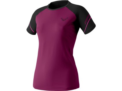 Triko Dynafit ALPINE PRO SS TEE W black out/beet red 2022