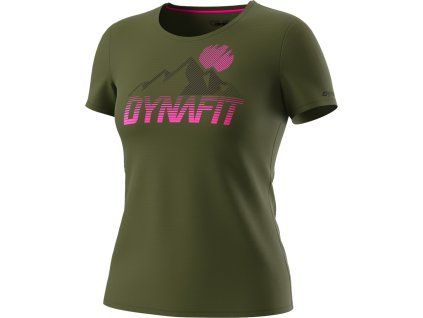 Dámské triko Dynafit Transalper Graphic, zelená