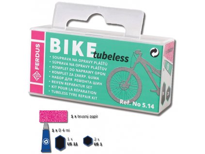 Lepení Ferdus Tubeless 5.14 na opravu plášťů