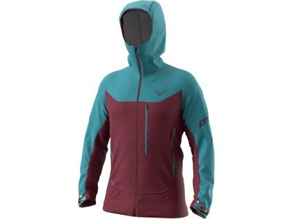 Pánská bunda Dynafit Radical Softshell, vínová/modrá
