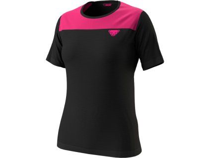 Dámské triko Dynafit Elevation Merino, černá/růžová