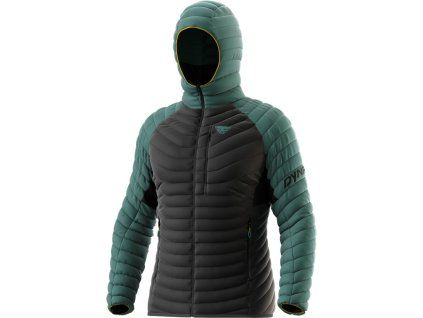 Pánská péřová bunda Dynafit Radical Down Hood, černá/modrá