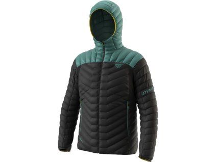 Pánská péřová bunda Dynafit Ridge Ultralight Down Jacket, černá/modrá