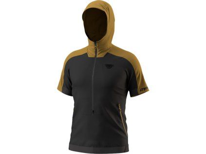 Pánský softshellový anorak Dynafit Transalper Dynastretch, černá/zlatá
