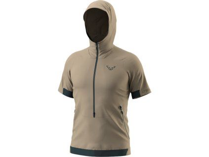 Pánský softshellový anorak Dynafit Transalper Dynastretch, khaki/modrá