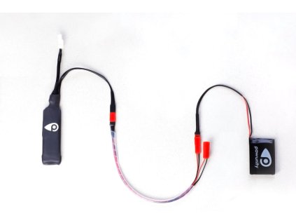 Akkuerweiterung eckig rot