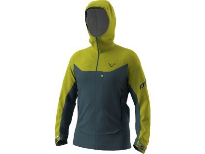 Pánská bunda Dynafit Radical Softshell, šedá/limetková