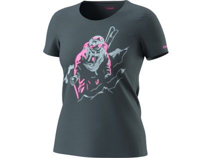 Dámské tričko Dynafit Blacklight Cotton, šedá