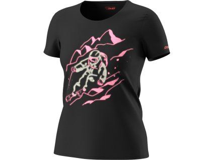 Dámské tričko Dynafit Blacklight Cotton, černá