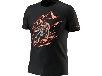 Pánské tričko Dynafit Blacklight Cotton, černá