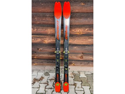 Použitý skialpový set Dynafit Blacklight 80 151 cm + vázání Dynafit Youngstar + pásy Dynafit