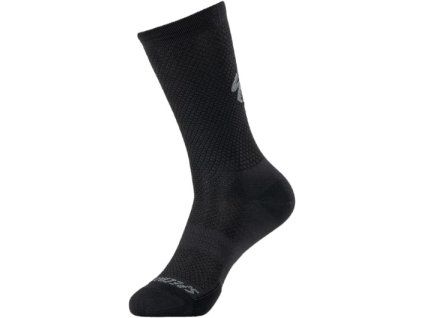 Vysoké silniční ponožky Specialized Hydrogen Vent Tall, černá