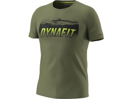 Pánské triko Dynafit Transalper Graphic S/S Tee, zelená