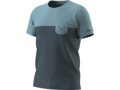 Triko Dynafit Transalper Pocket smoke blue, modrá