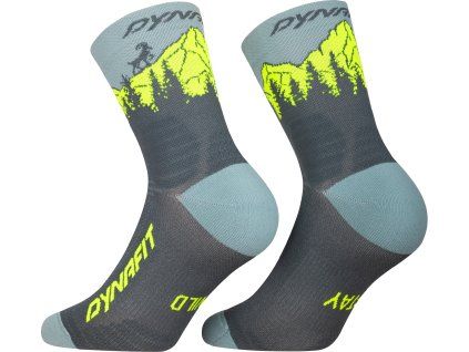Ponožky Dynafit Traverse Mid, šedá